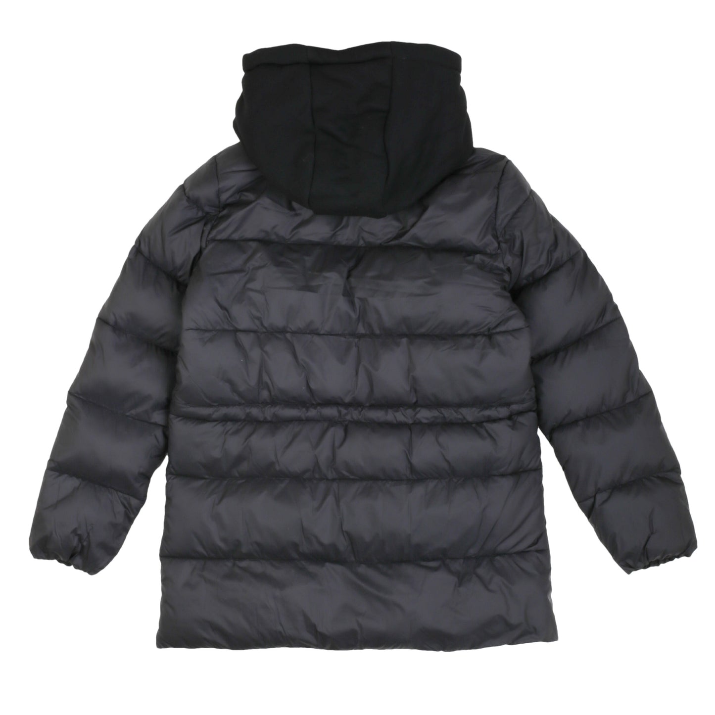 Piumino Invicta nero con cappuccio in tessuto - IrisBlu
