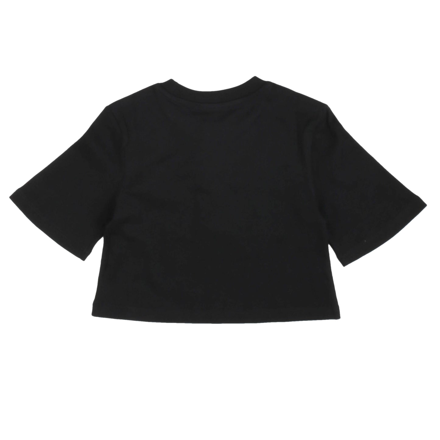 T-shirt cropped nera MSGM - IrisBlu