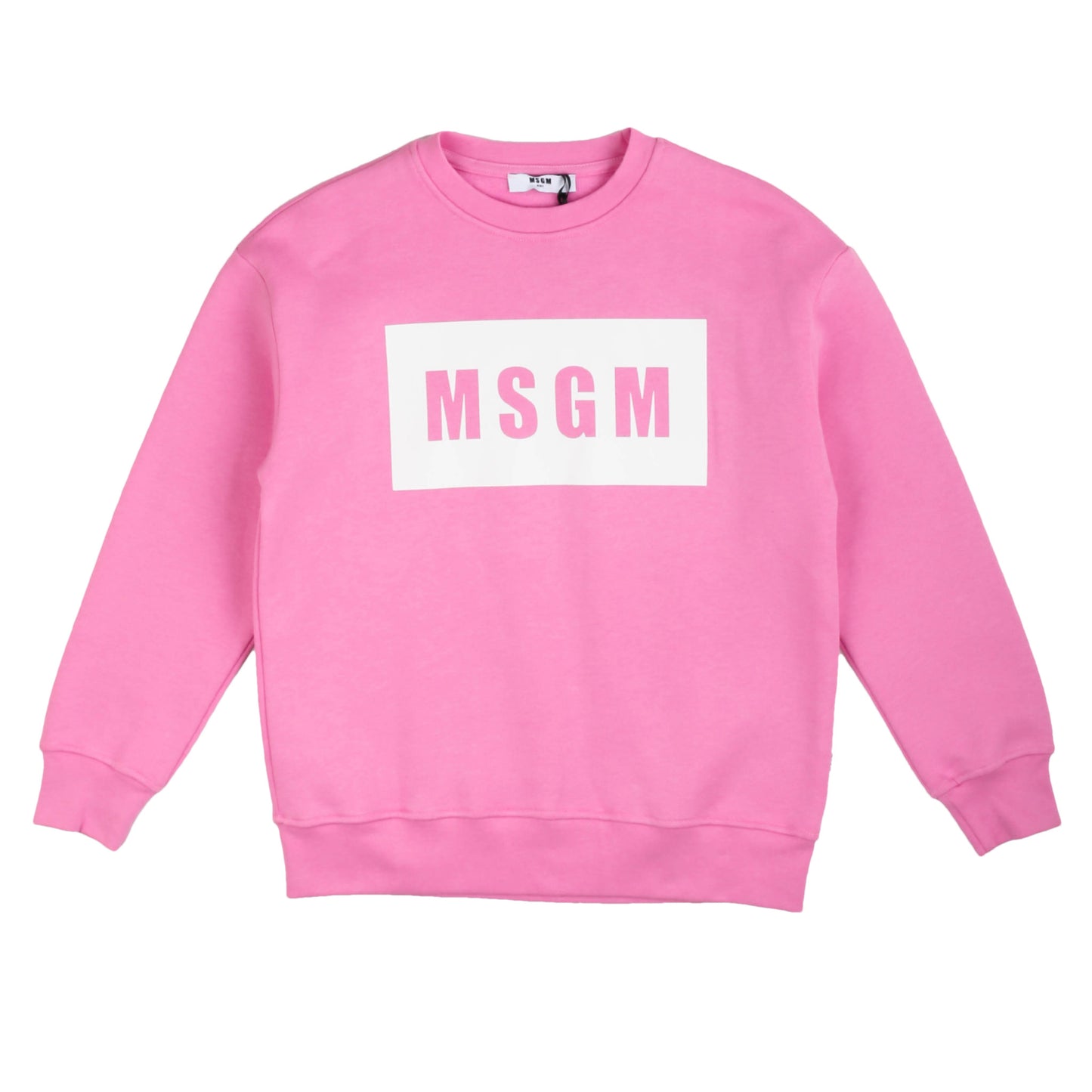 Felpa rosa a girocollo MSGM - IrisBlu