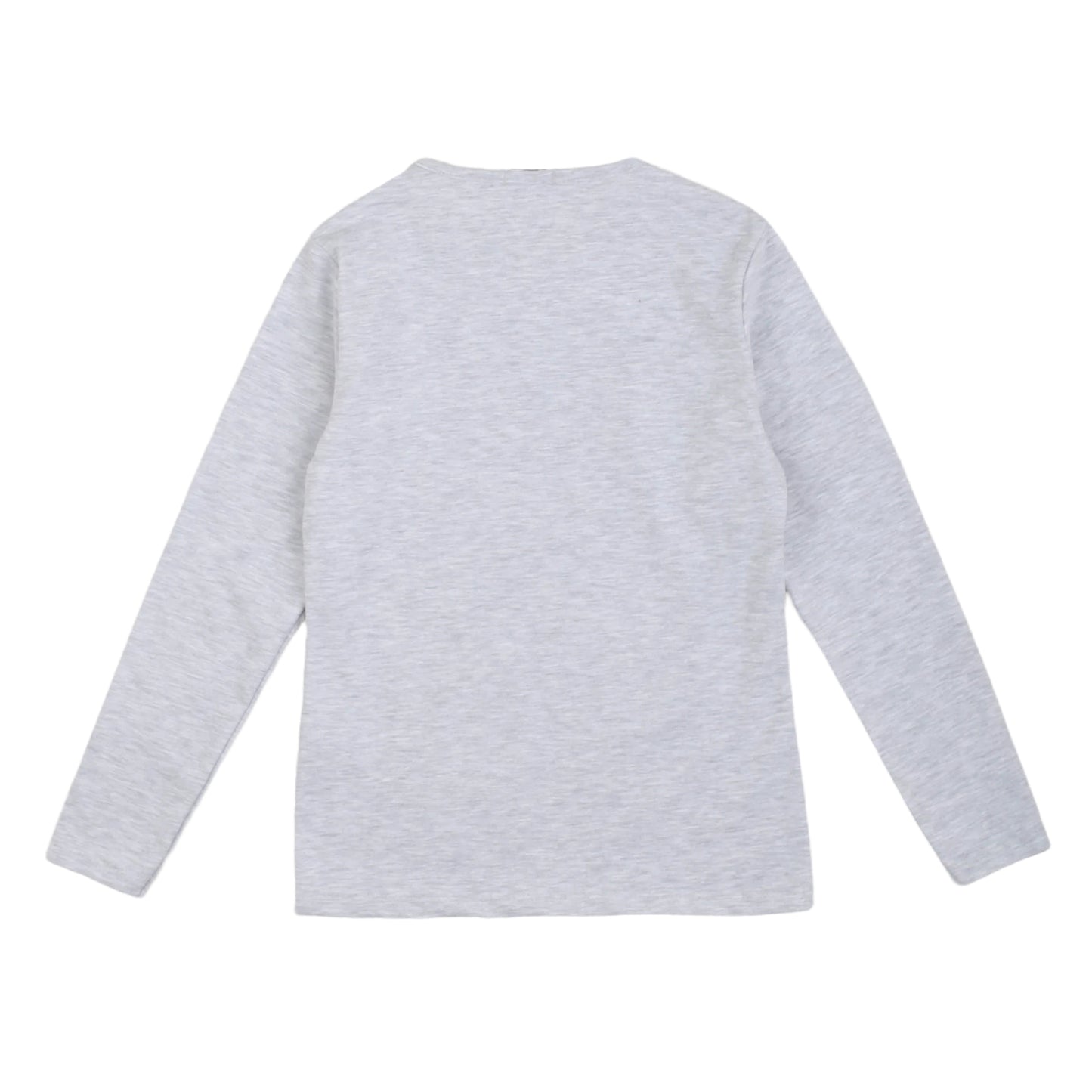 T-shirt manica lunga a girocollo, grigia, Pinko Up - IrisBlu