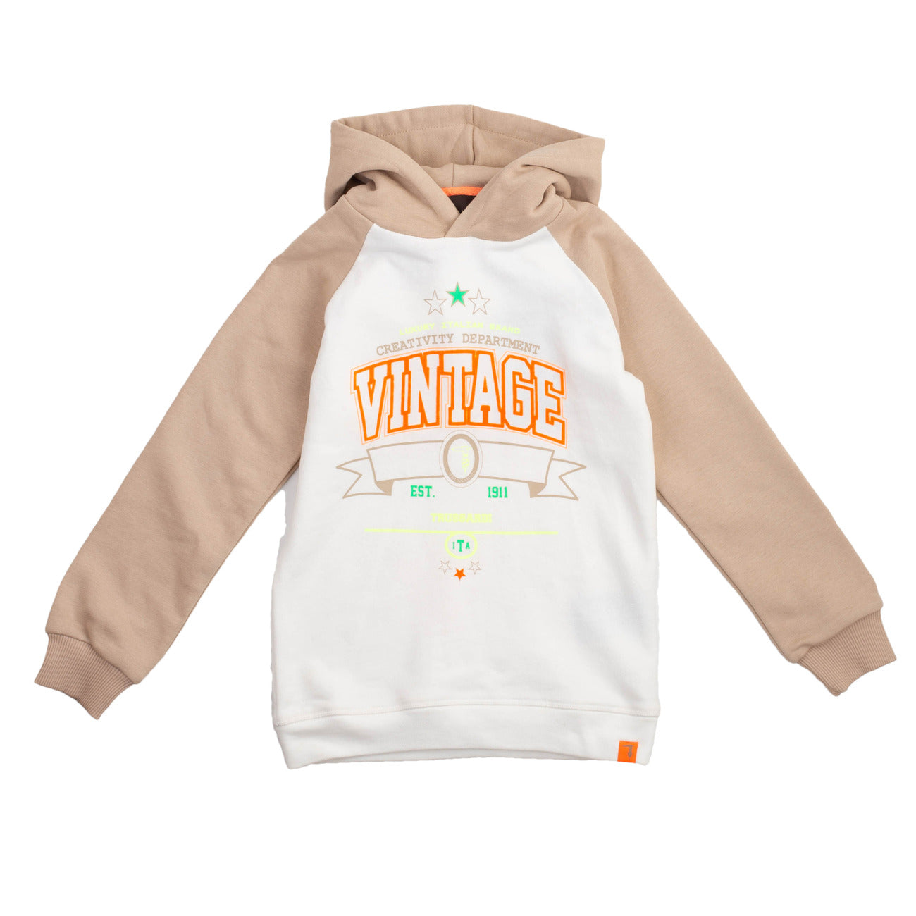 Felpa bimbo/a in cotone Trussardi - IrisBlu