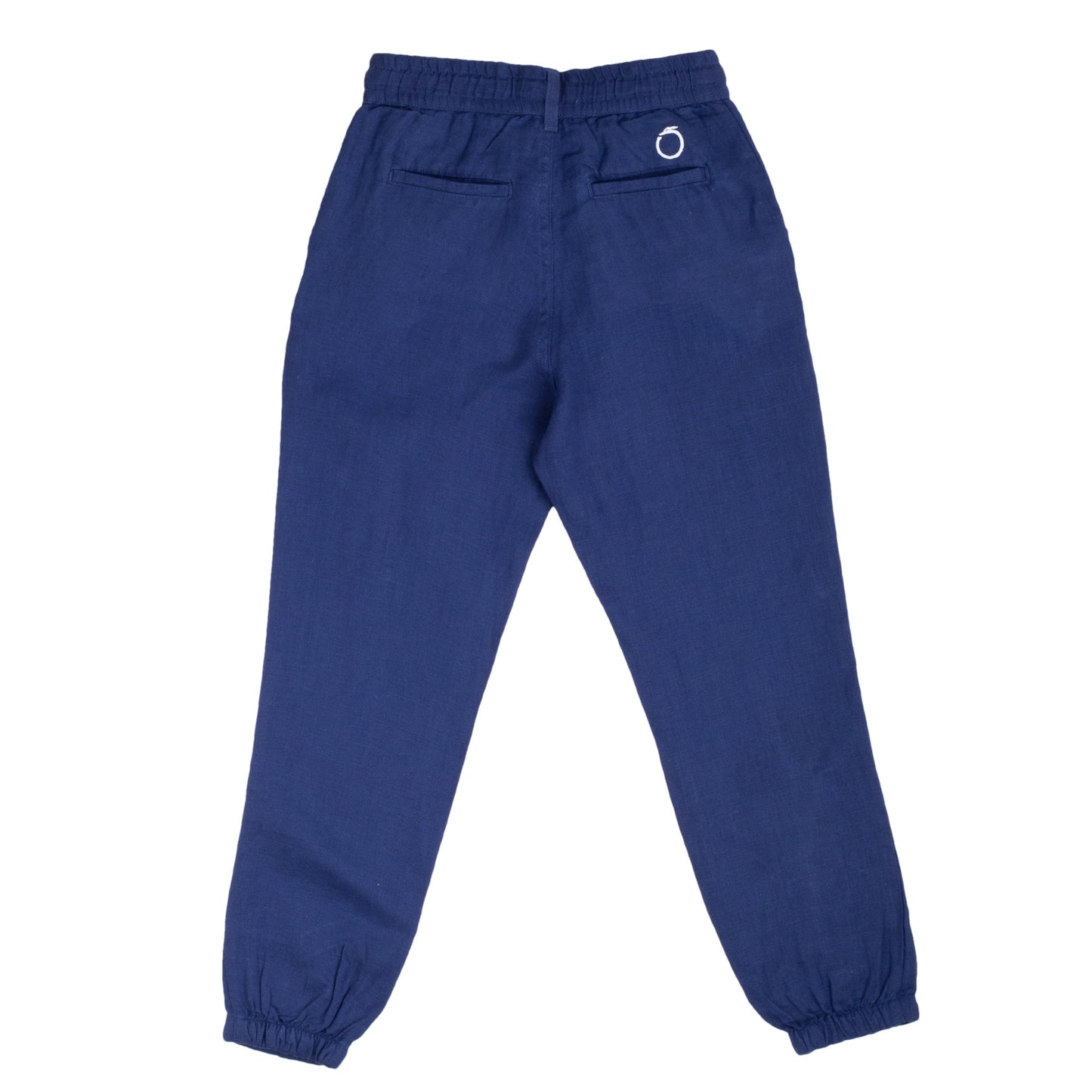 Pantaloni in lino blu Trussardi ragazzo