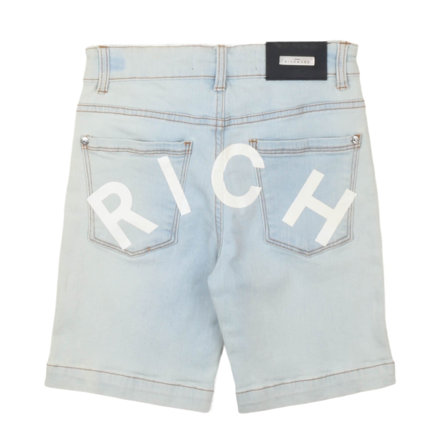 Pantaloncino in jeans unisex John Richmond - IrisBlu