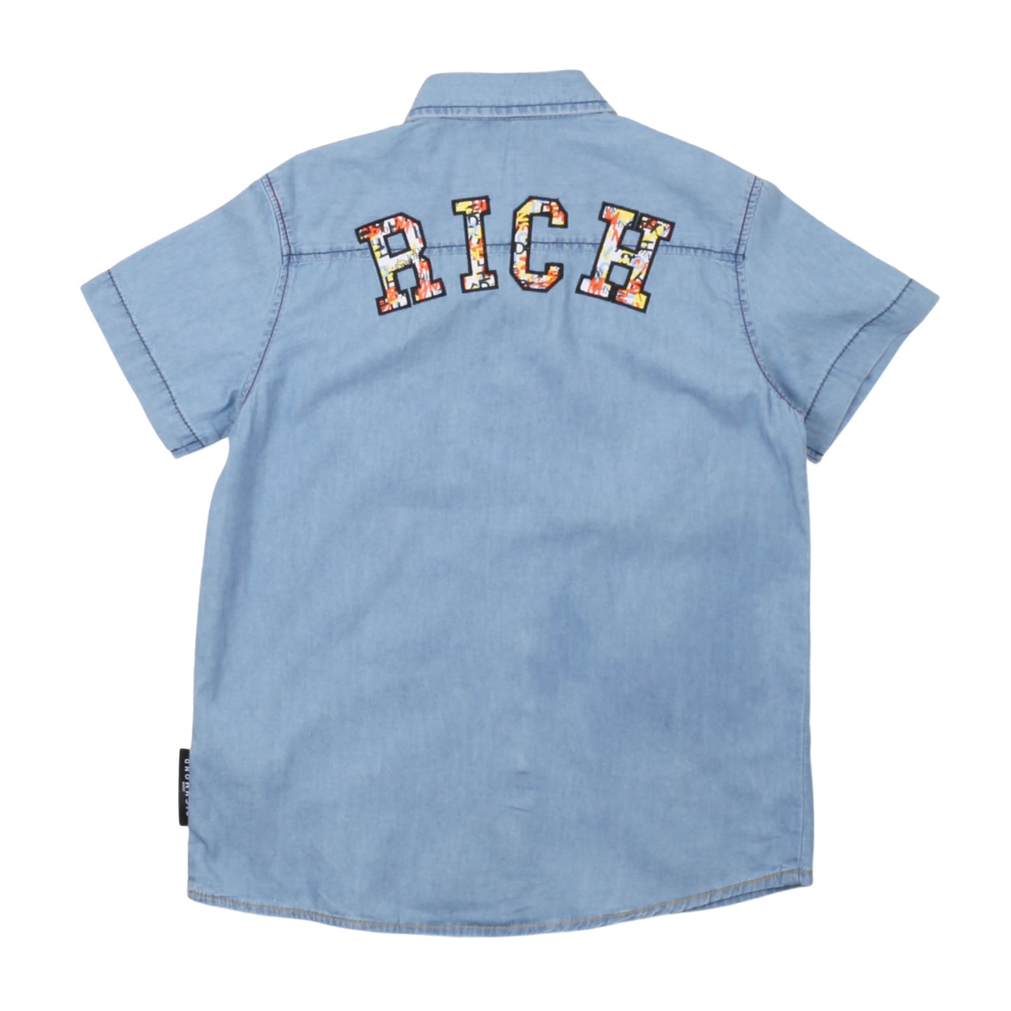 Camicia jeans bimbo John Richmond - IrisBlu