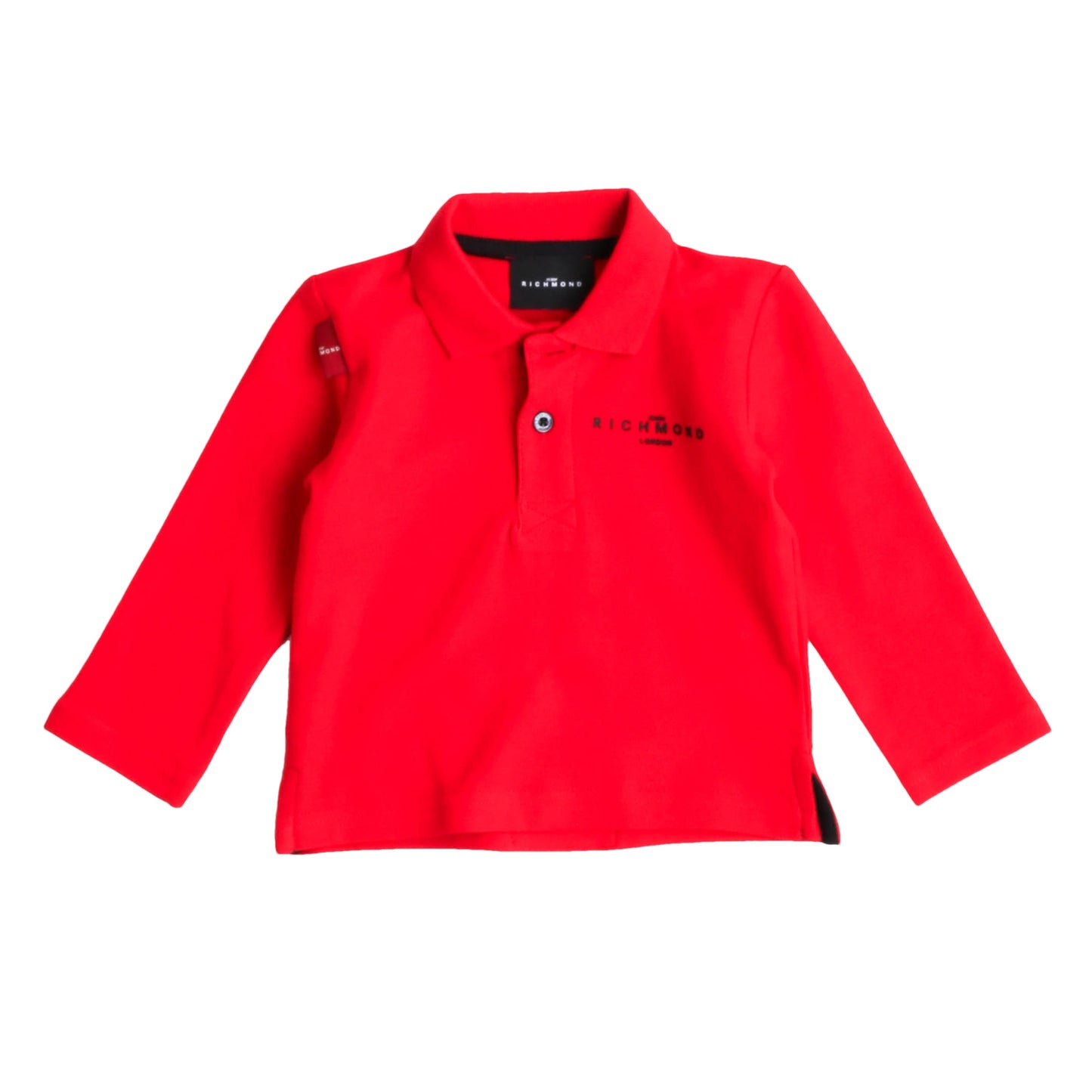 Polo rossa manica lunga John Richmond - IrisBlu