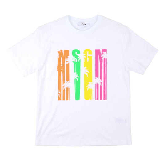 T-shirt bianca Msgm ragazza