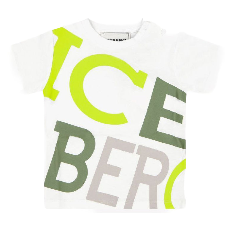 T-shirt manica corta bimbo Iceberg - IrisBlu