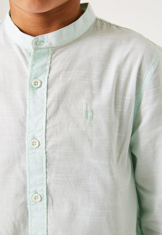 Camicia alla coreana, ragazzo, Garcia - IrisBlu