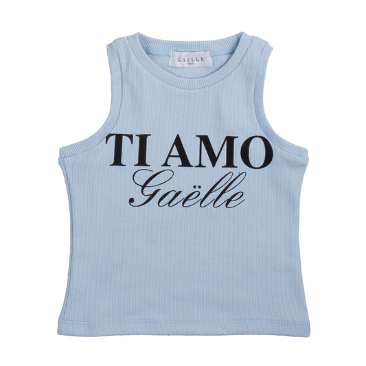Canotta Gaelle in cotone - IrisBlu