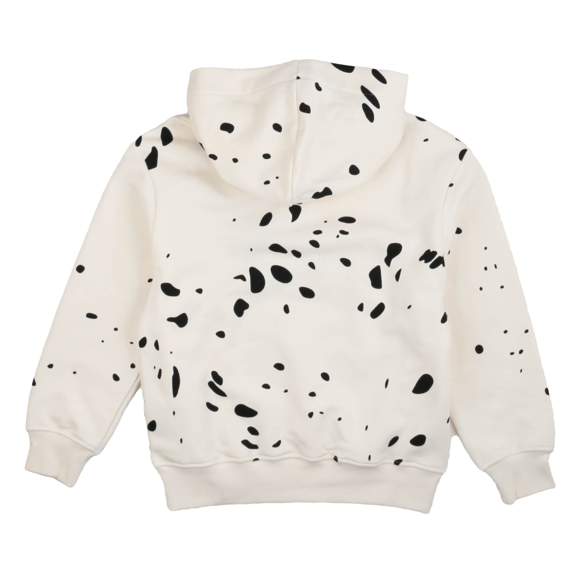 Felpa crema maculata con cappuccio, MSGM - IrisBlu