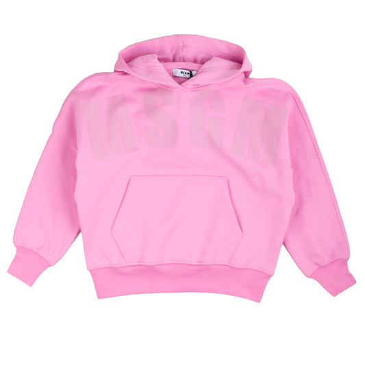 Felpa rosa con cappuccio MSGM - IrisBlu