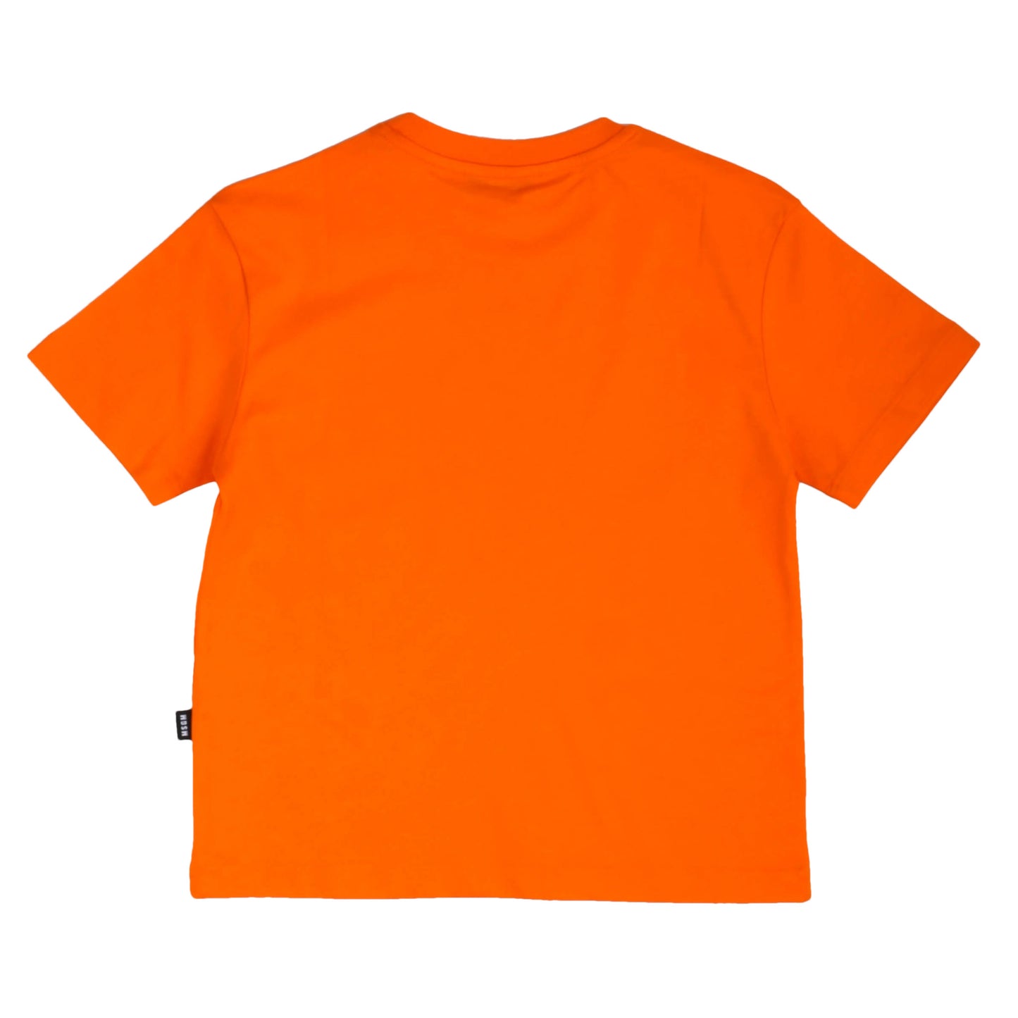 T-shirt bimbo/a MSGM arancione e bianca - IrisBlu