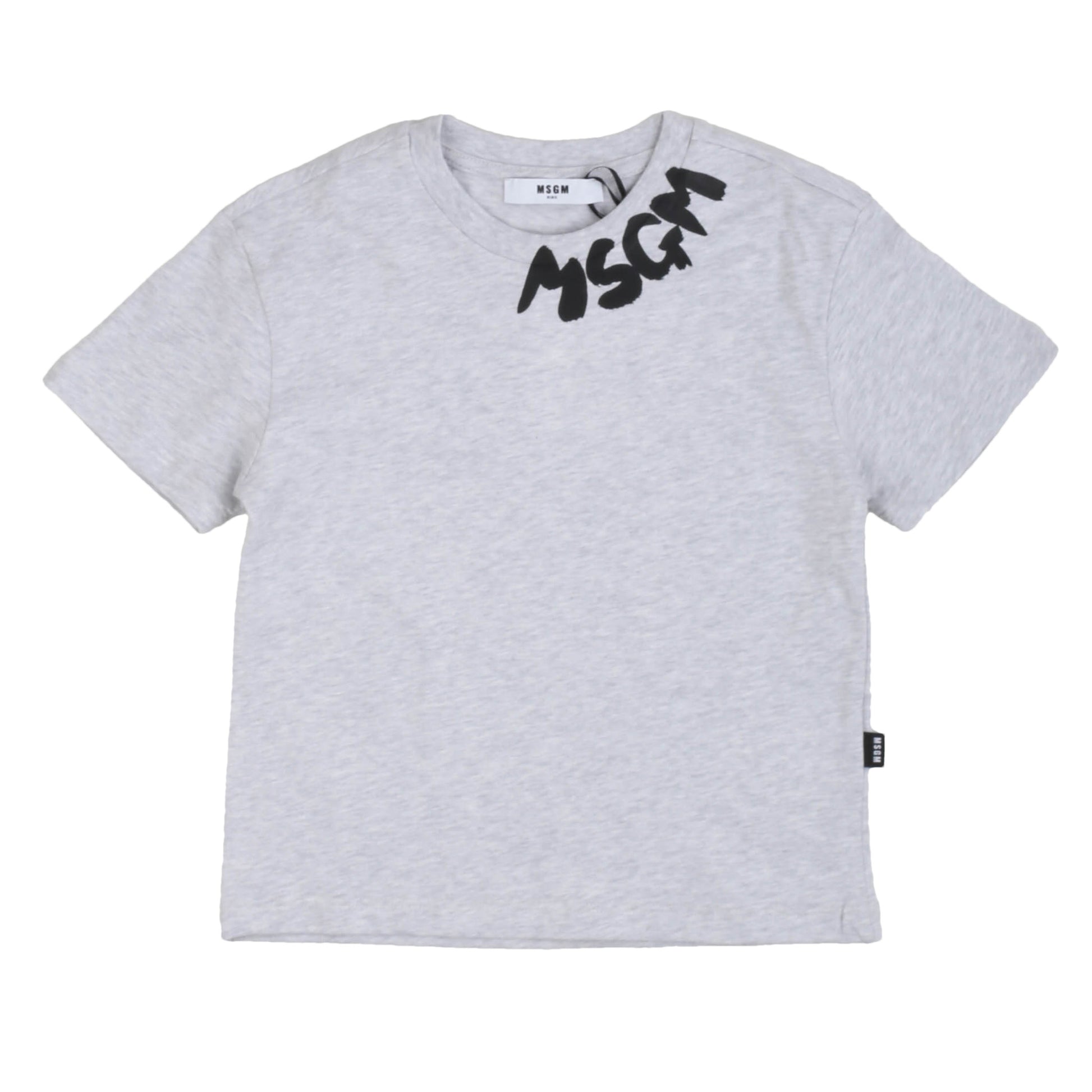 T-shirt bimbo/a MSGM grigia e nera - IrisBlu