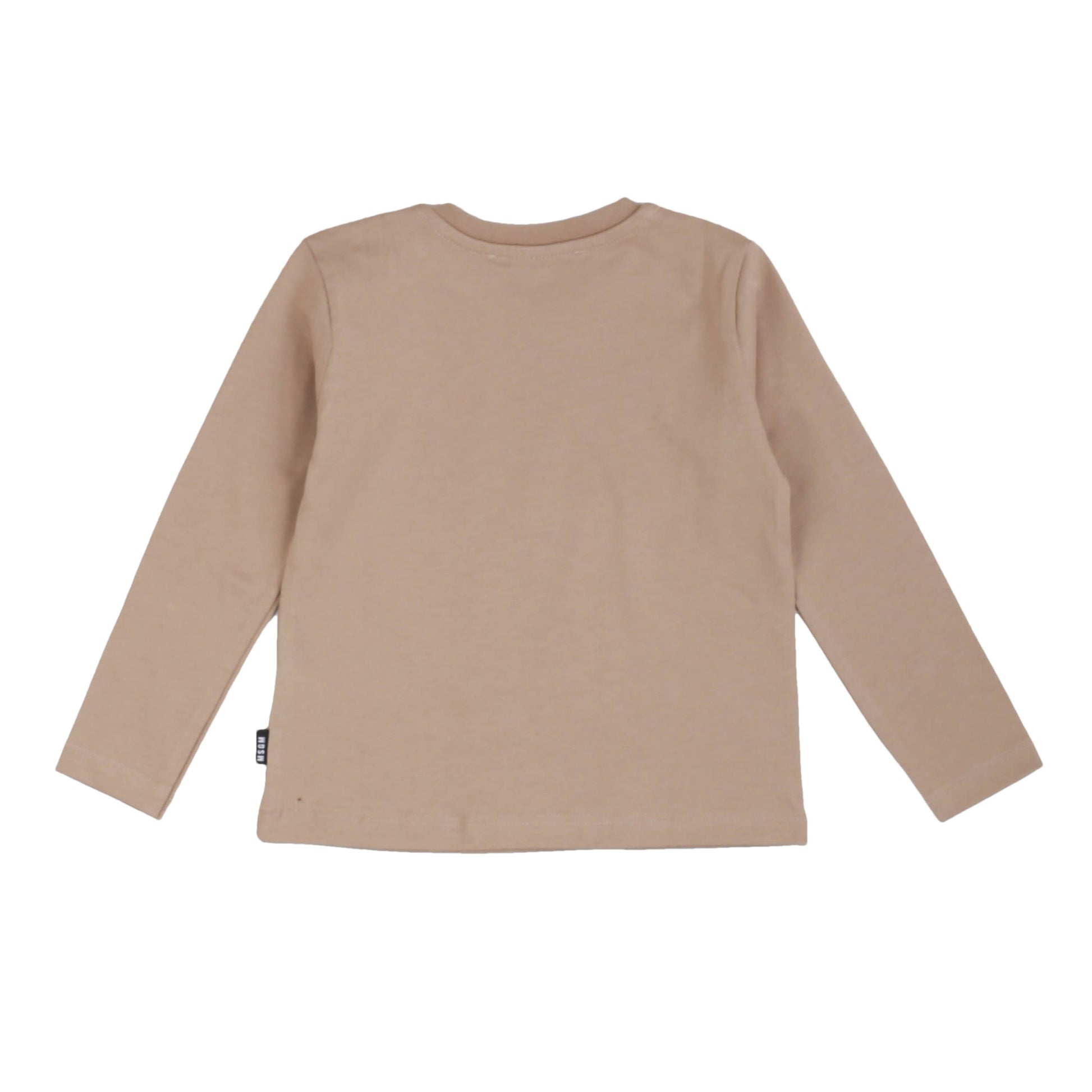 T-shirt manica lunga color caffè MSGM - IrisBlu