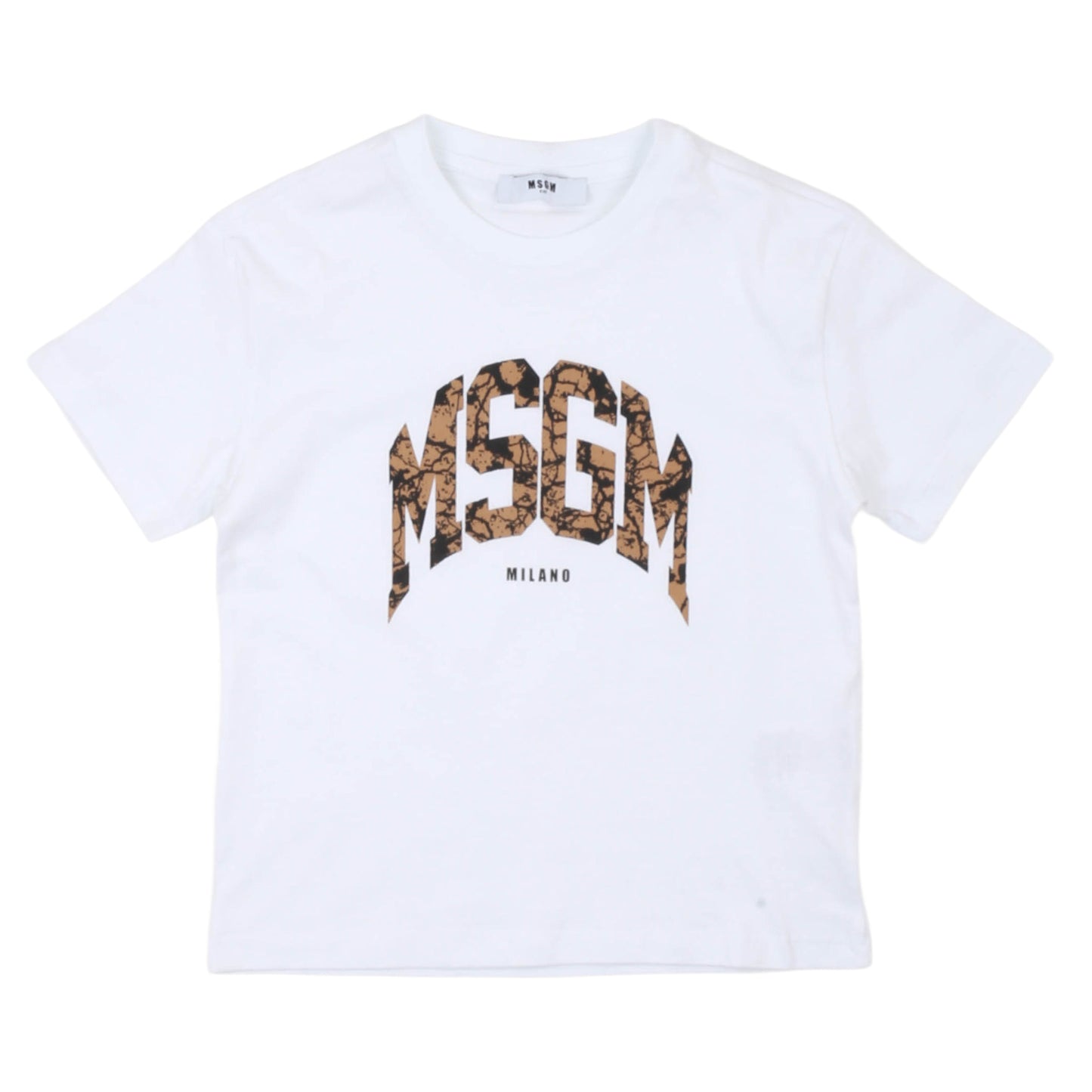 T-shirt manica corta bambino MSGM - IrisBlu
