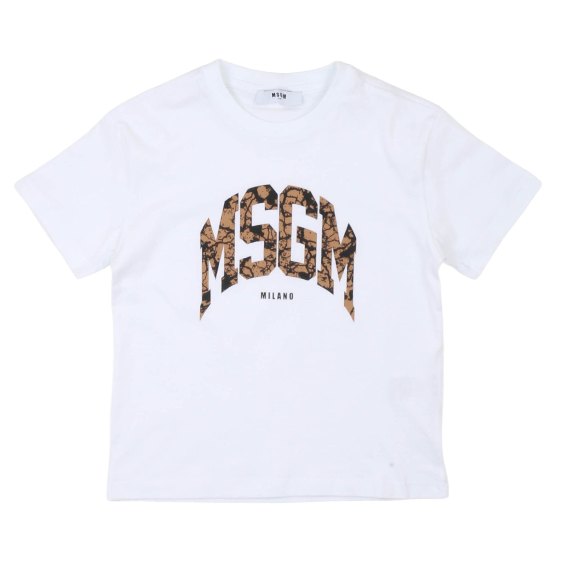 T-shirt manica corta bambino MSGM - IrisBlu