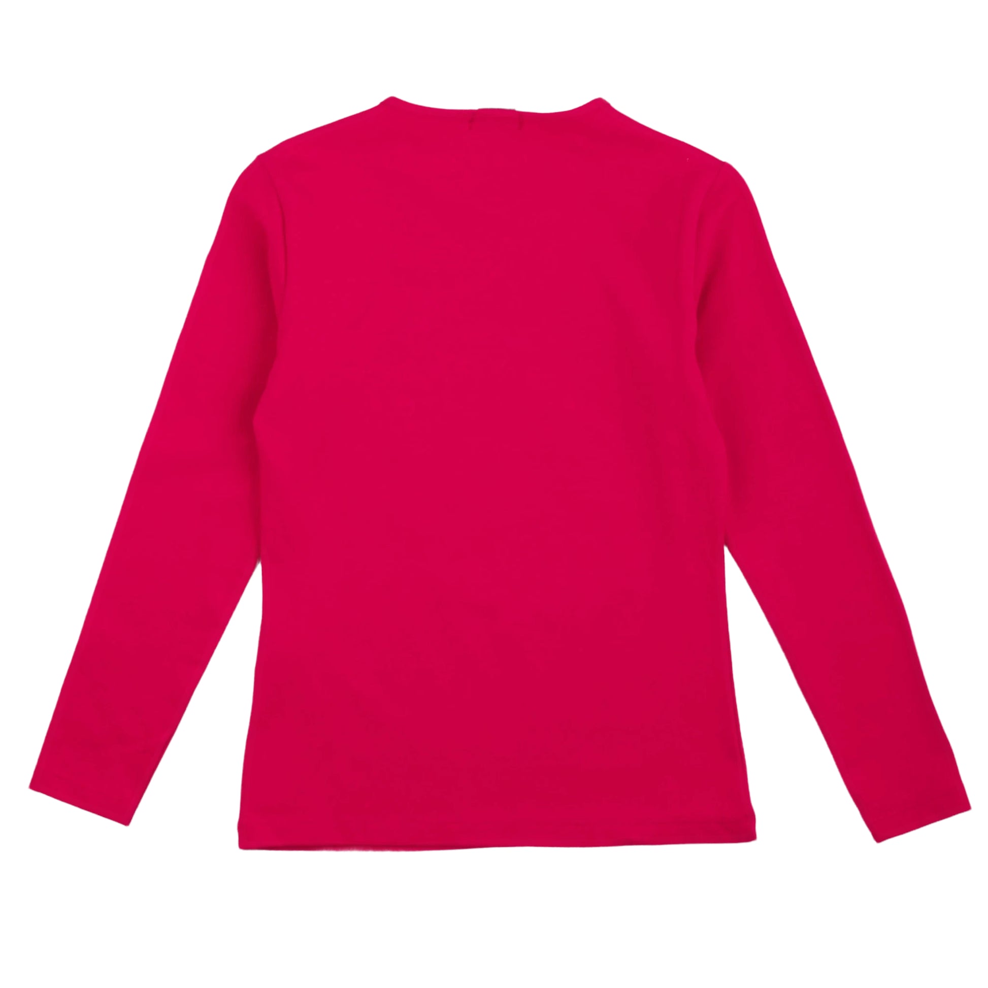 T-shirt manica lunga a girocollo fucsia, Pinko Up - IrisBlu