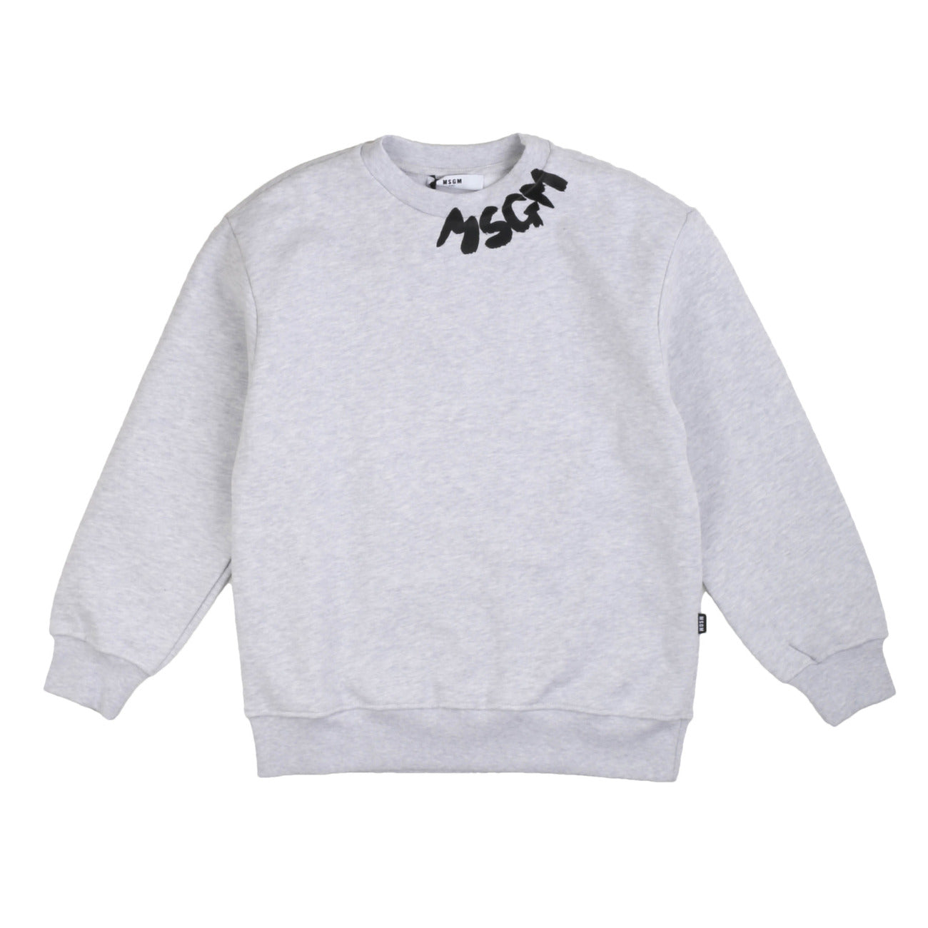 Felpa ragazzo/a in cotone, grigia, MSGM. - IrisBlu