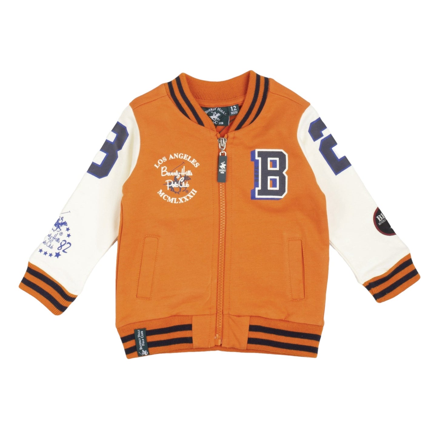 Felpa college, bimbo, Beverly Hills Polo Club - IrisBlu