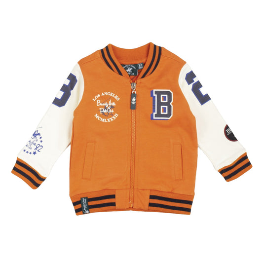 Felpa college, bimbo, Beverly Hills Polo Club - IrisBlu