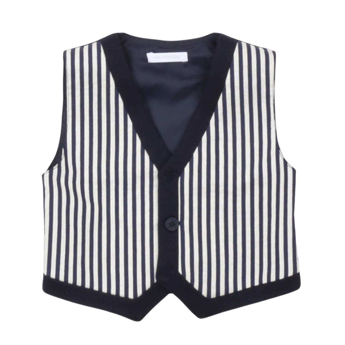 Gilet bimbo blu e beige Carlo Pignatelli - IrisBlu