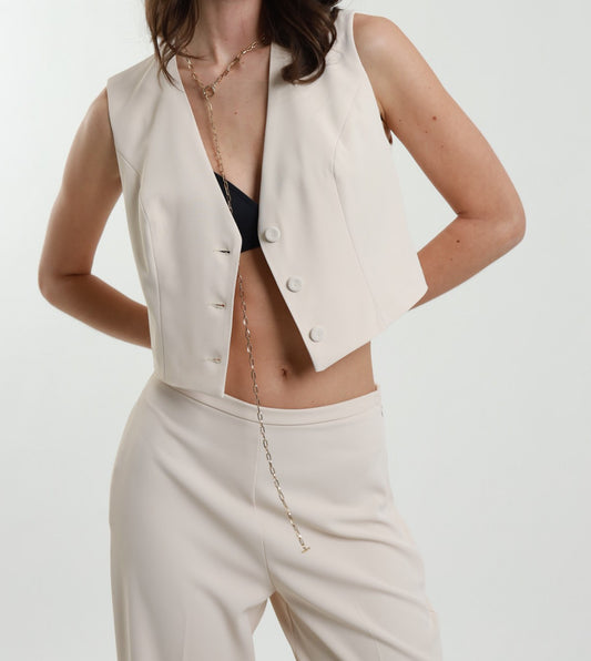 Gilet foderato - IrisBlu