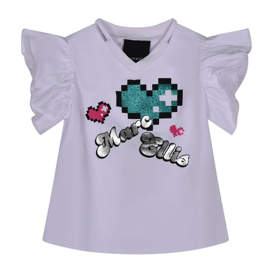 T-shirt bimba manica corta Marc Ellis