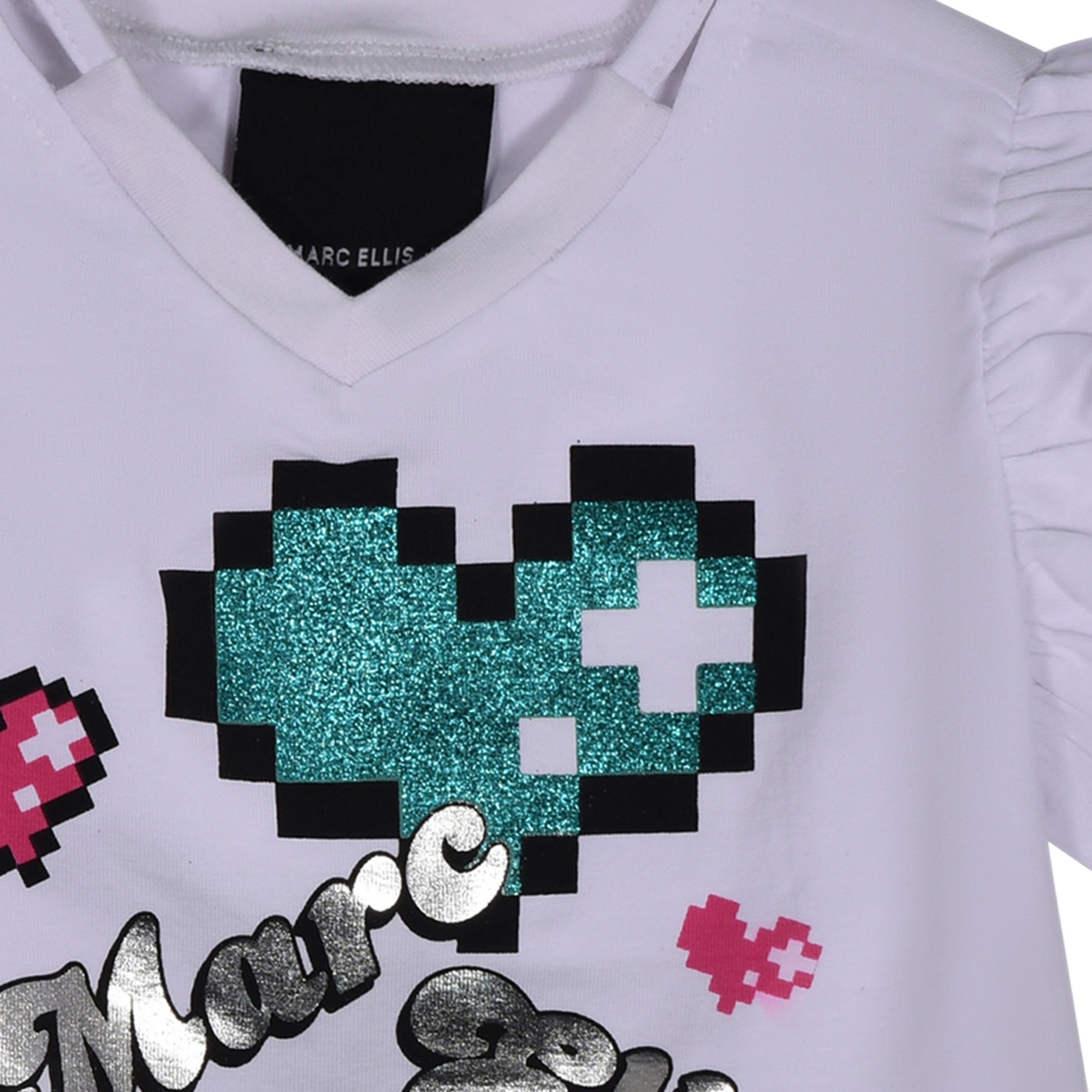 T-shirt bimba manica corta Marc Ellis - IrisBlu