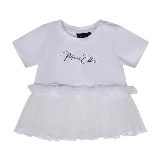 T-shirt bimba maniche corte con tulle Marc Ellis