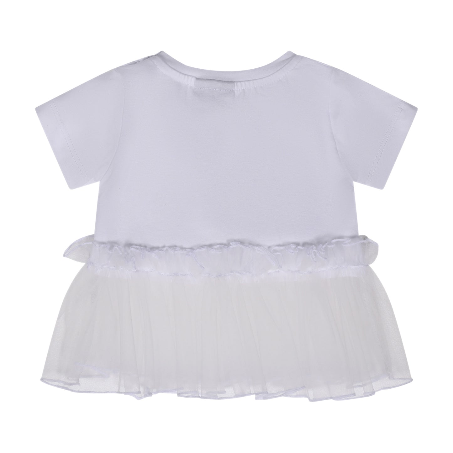 T-shirt bimba maniche corte con tulle Marc Ellis - IrisBlu