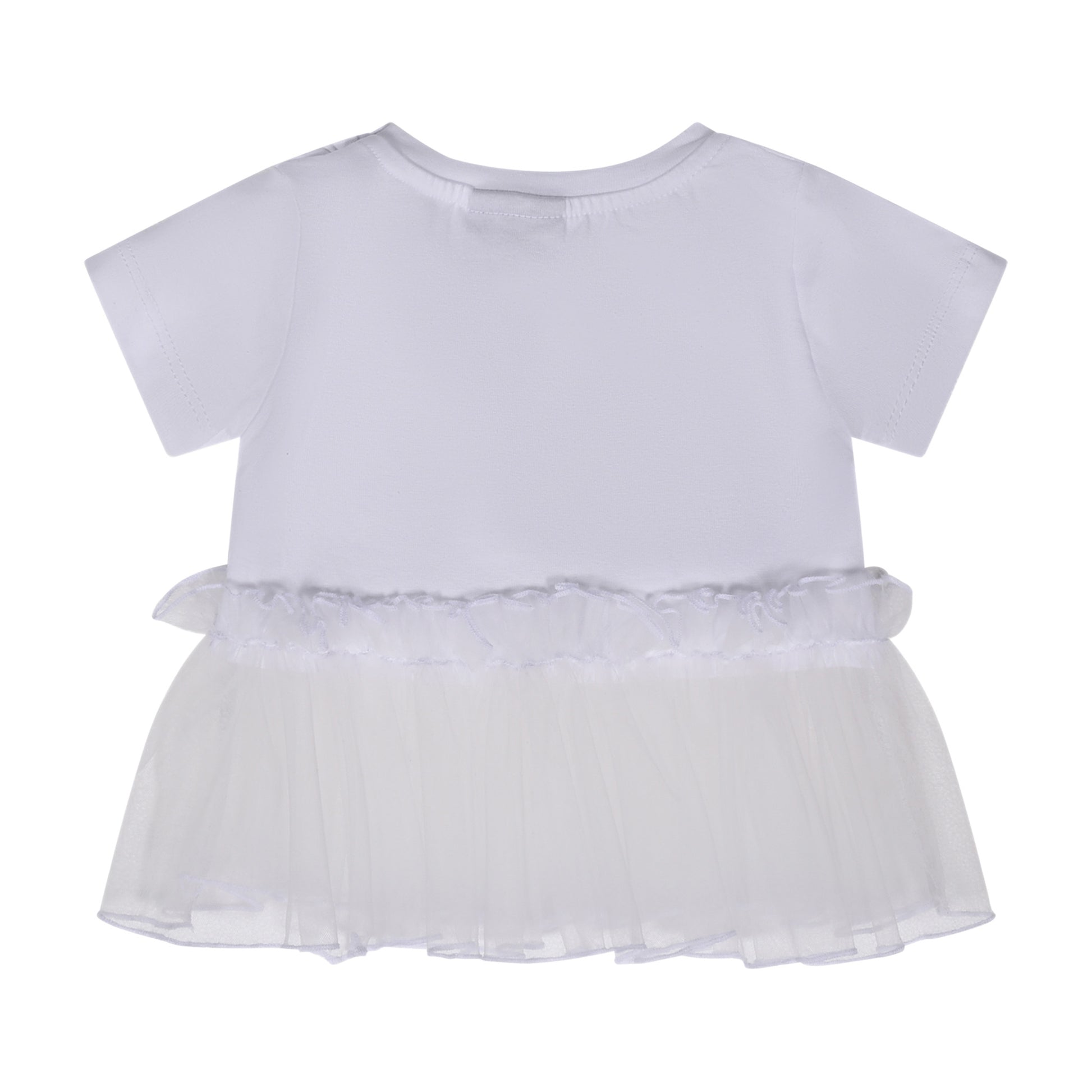 T-shirt bimba maniche corte con tulle Marc Ellis - IrisBlu