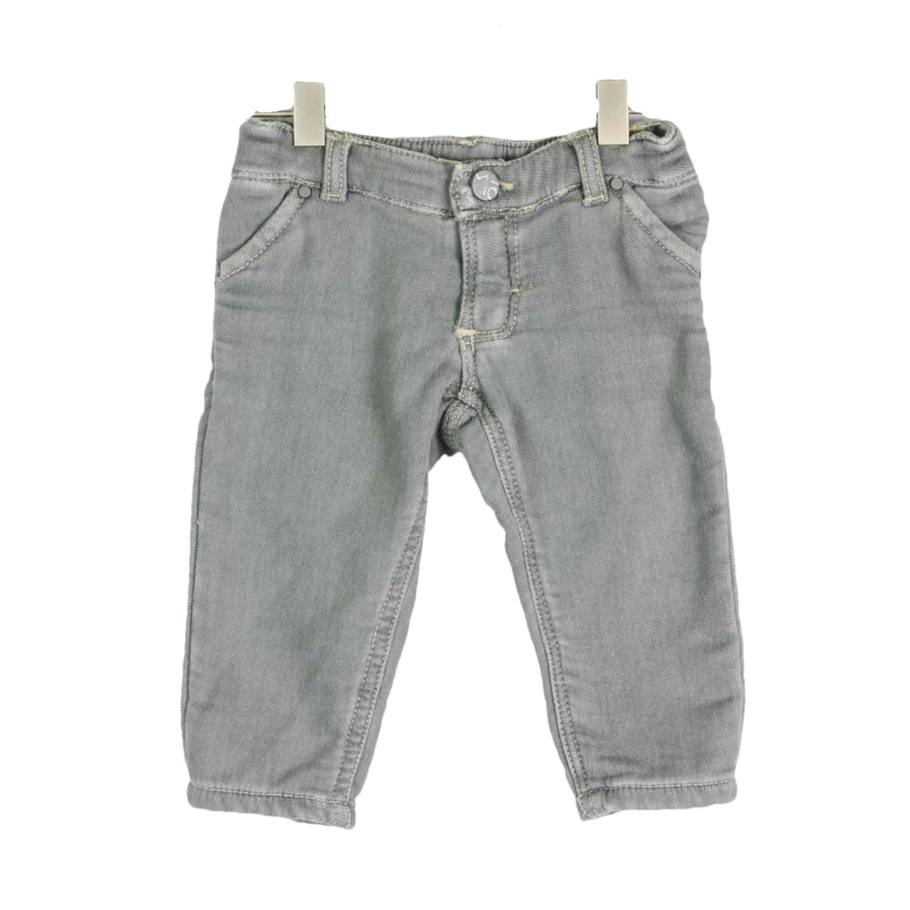 Pantaloni bimbo/a Maperò effetto jeans in felpa - IrisBlu