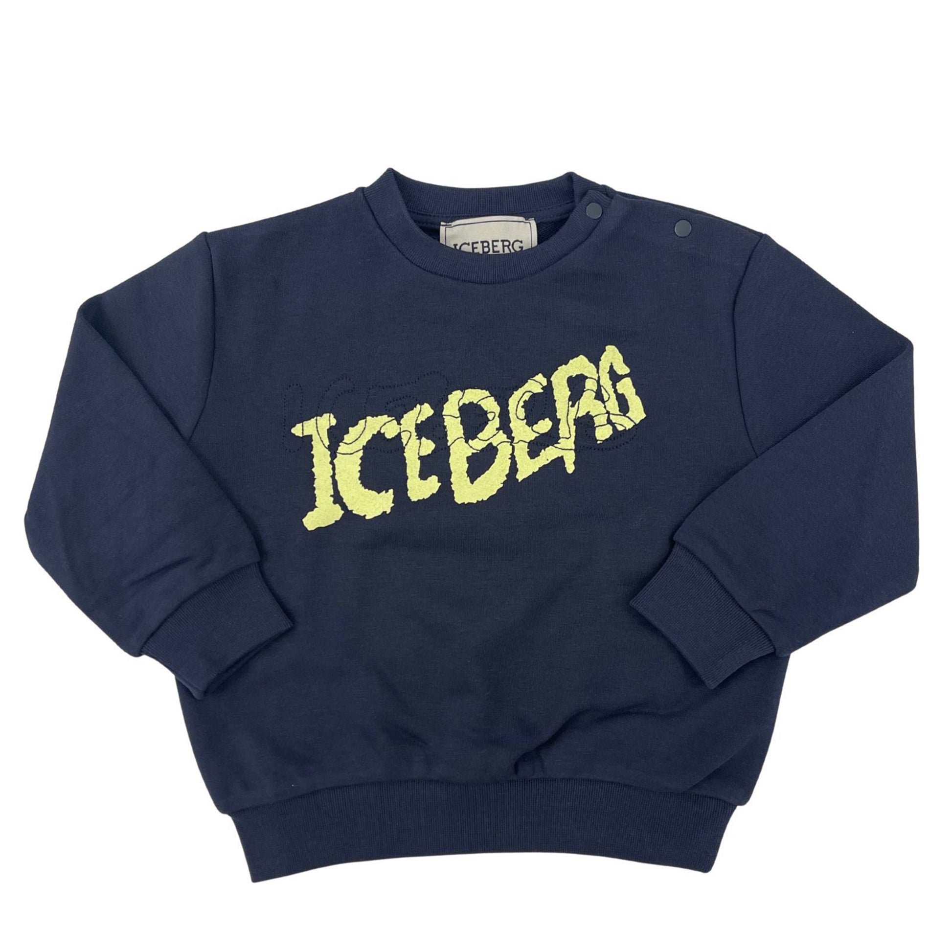 Felpa a girocollo bimbo Iceberg - IrisBlu