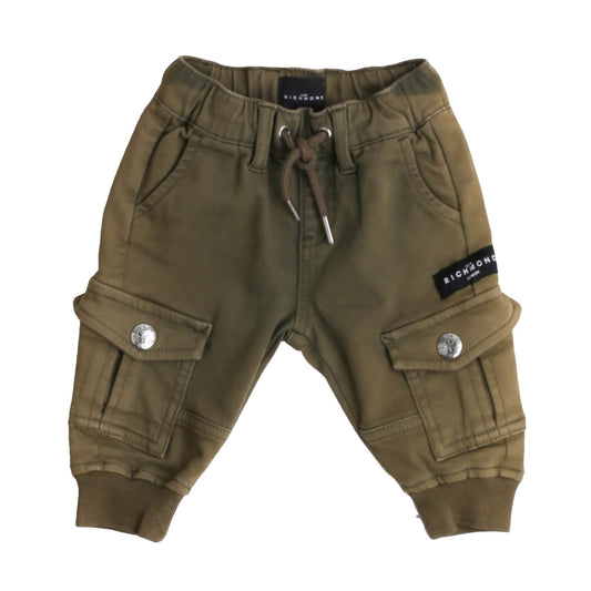 Pantalone cargo in cotone, John Richmond - IrisBlu