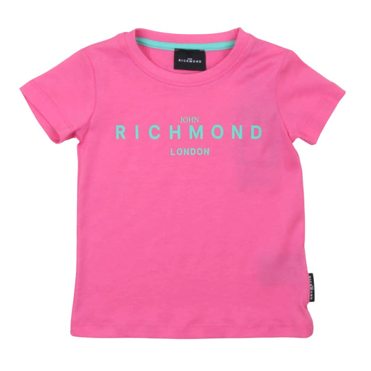 T-shirt manica corta bambina John Richmond - IrisBlu