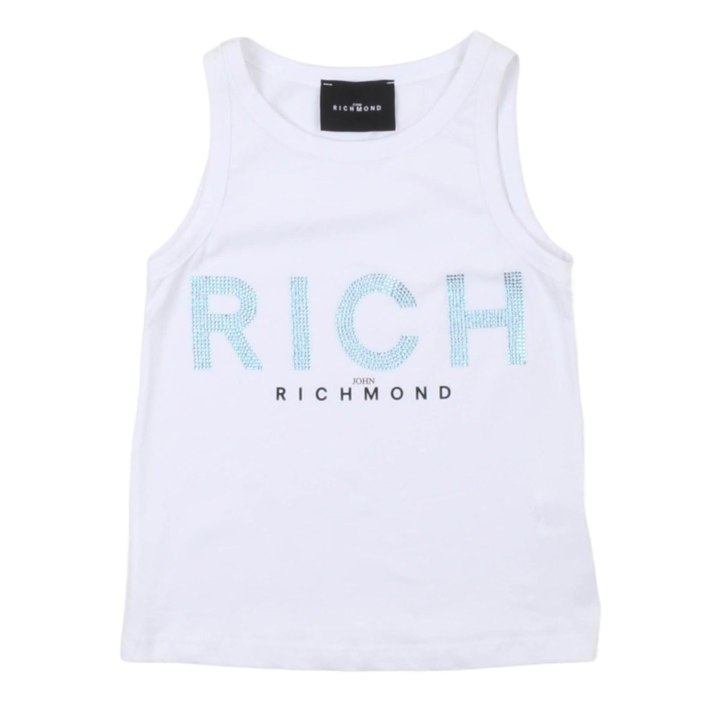 T-shirt senza maniche bambina John Richmond - IrisBlu