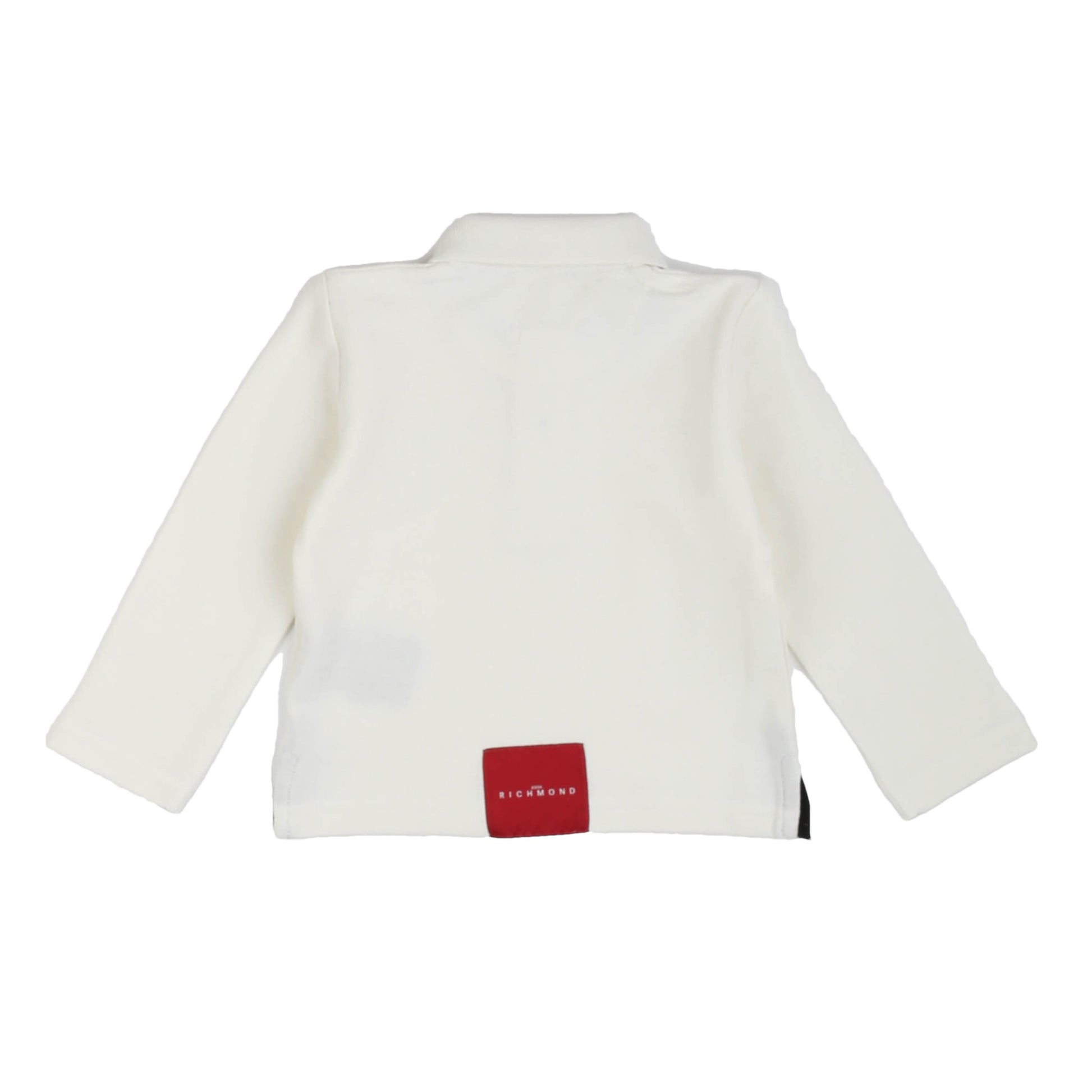 Polo bianca manica lunga John Richmond - IrisBlu