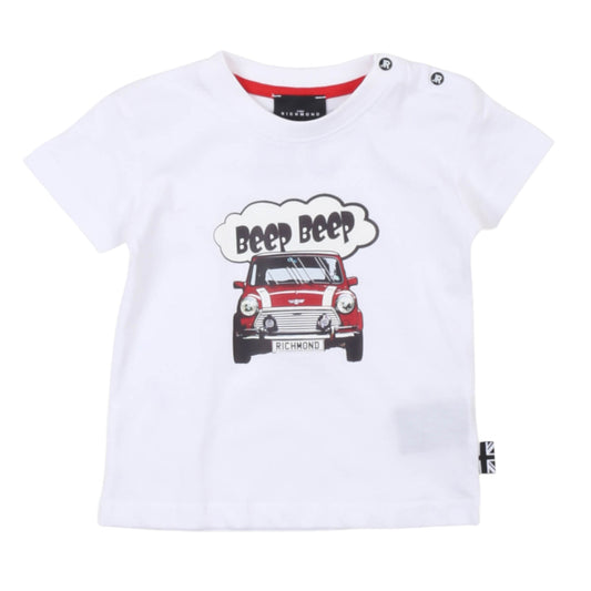 T-shirt a manica corta bimbo John Richmond - IrisBlu