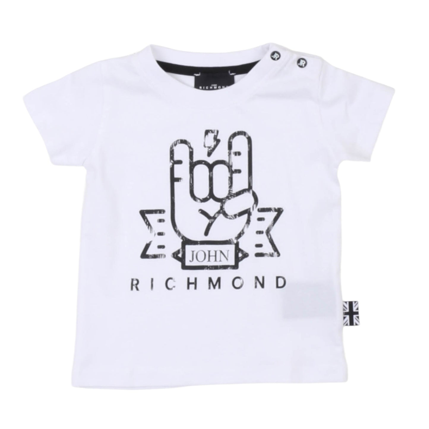 T-shirt manica corta bimbo John Richmond - IrisBlu