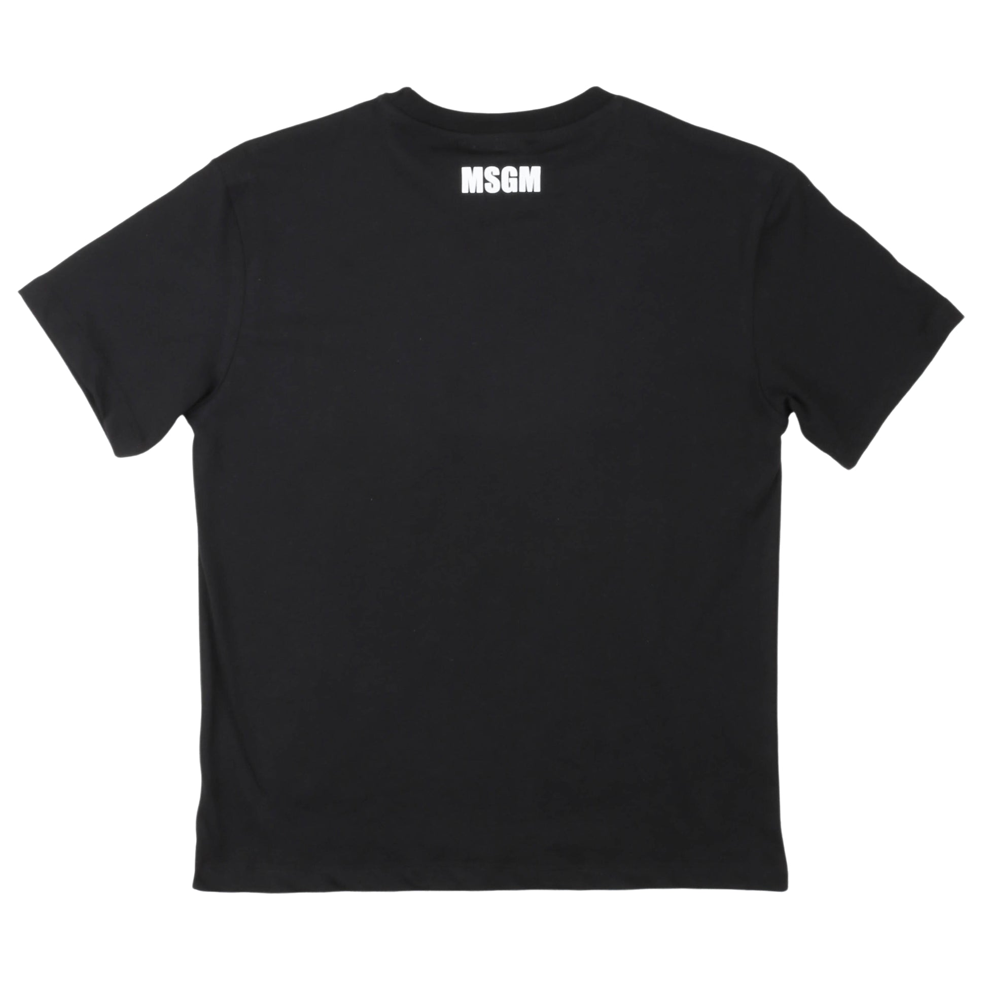 T-shirt nera Msgm ragazzo - IrisBlu