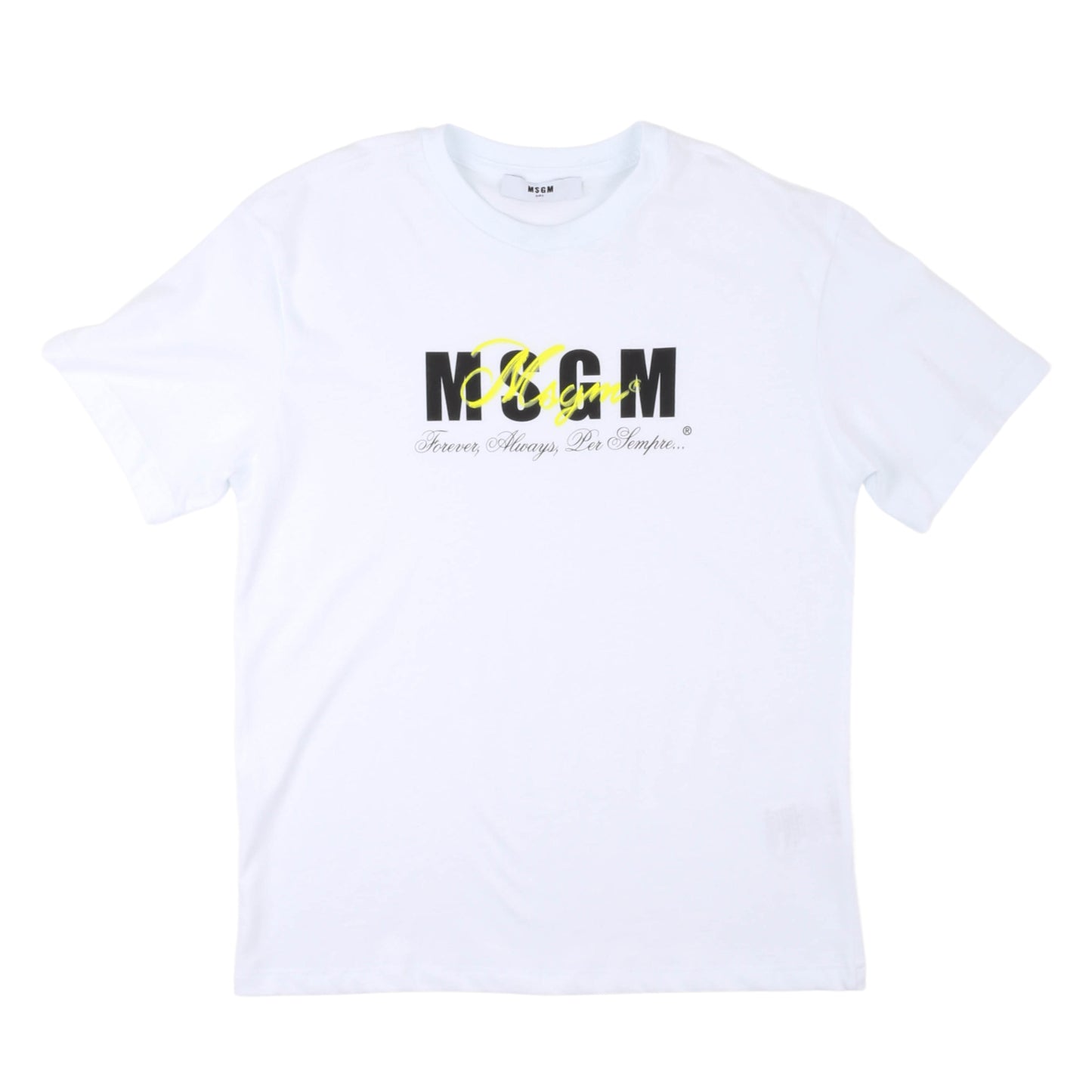 T-shirt bambina manica corta MSGM - IrisBlu