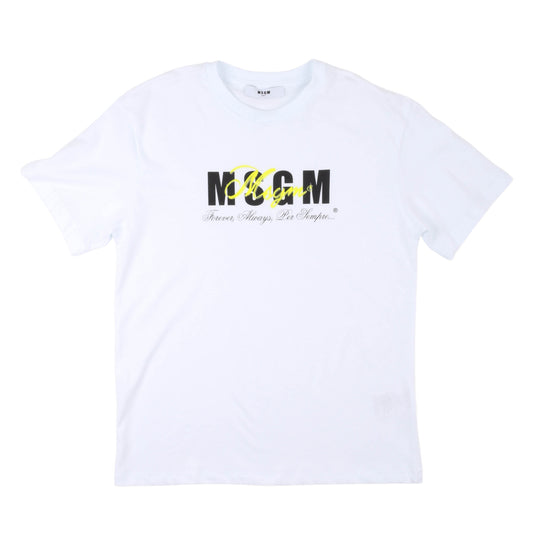 T-shirt bambina manica corta MSGM - IrisBlu