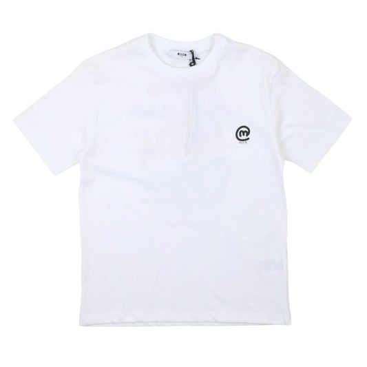 T-shirt bambino manica corta MSGM - IrisBlu