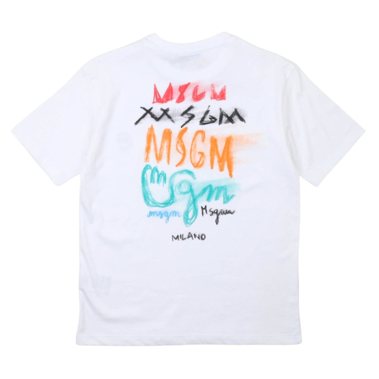 T-shirt bambino manica corta MSGM - IrisBlu