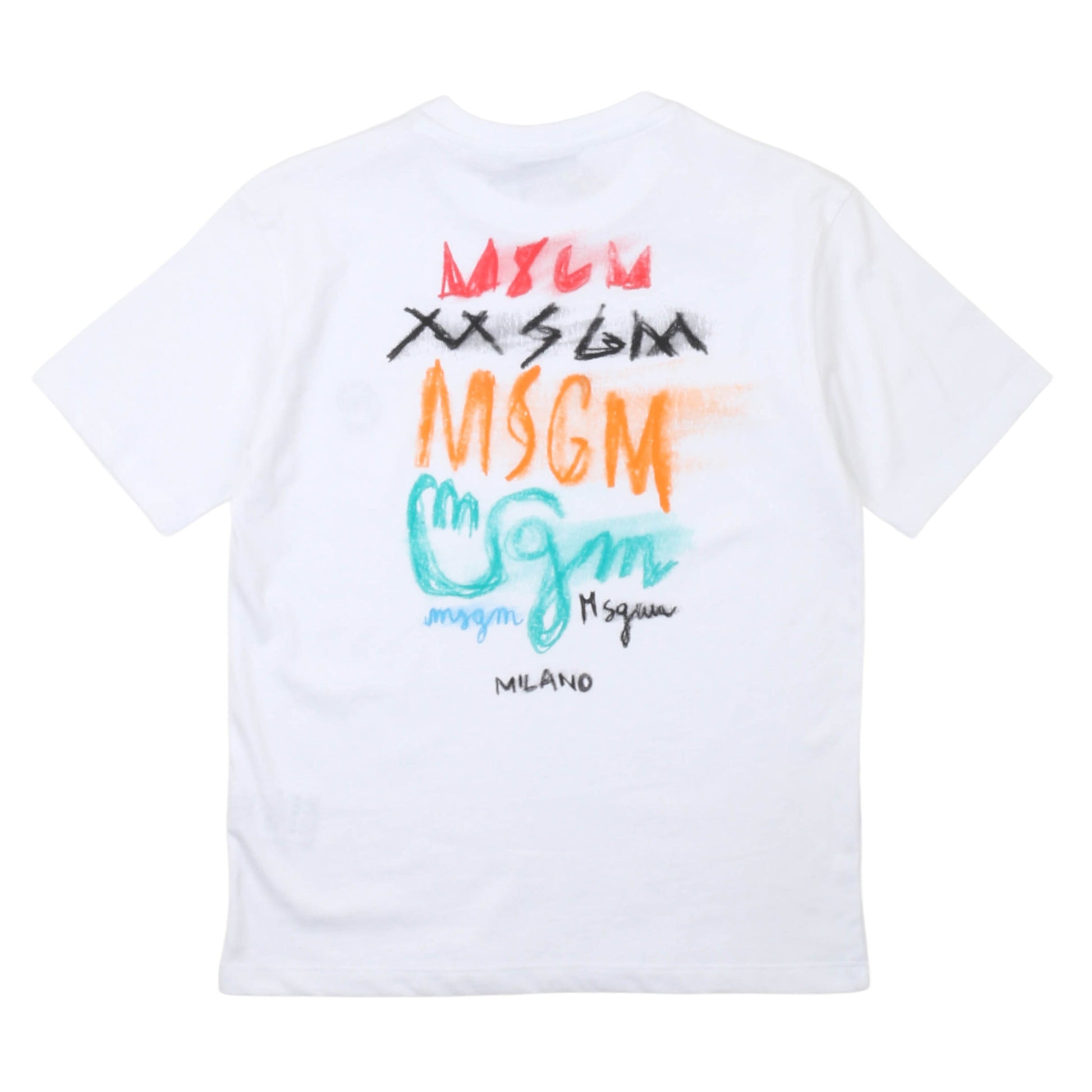 T-shirt bambino manica corta MSGM - IrisBlu