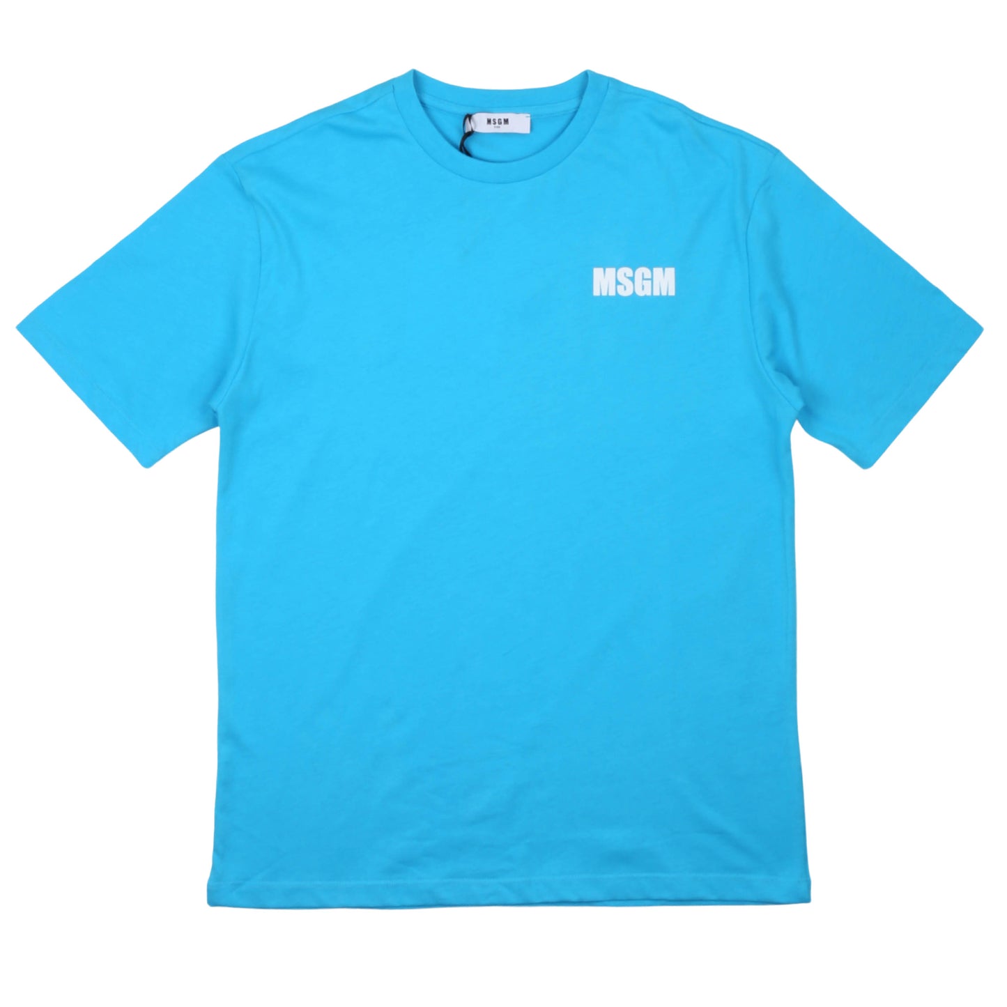 T-shirt manica corta ragazzo MSGM - IrisBlu