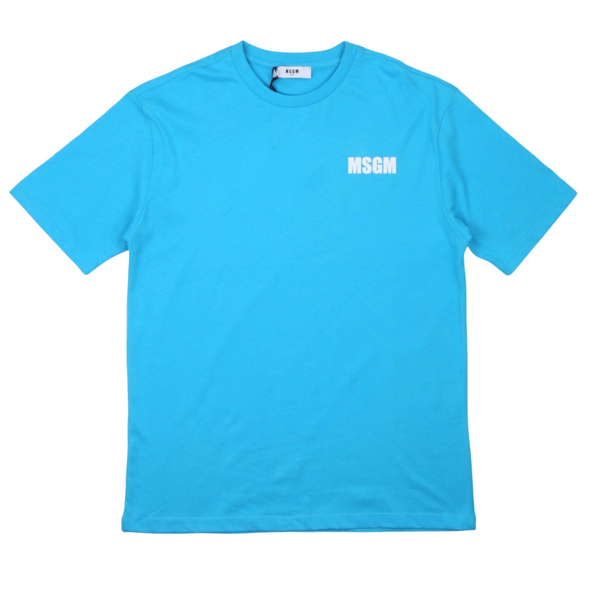 T-shirt manica corta ragazzo MSGM - IrisBlu