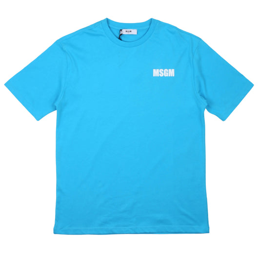 T-shirt manica corta ragazzo MSGM - IrisBlu