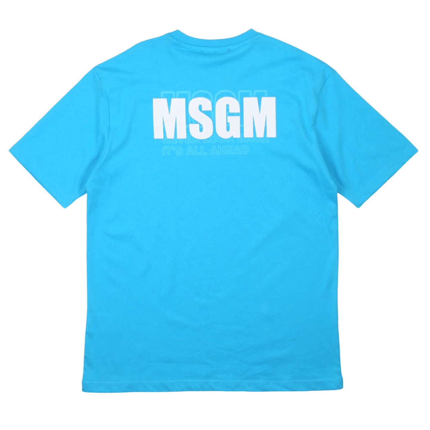 T-shirt manica corta ragazzo MSGM - IrisBlu