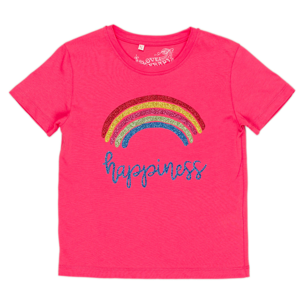 T-shirt lampone, bimba, Love Therapy - IrisBlu